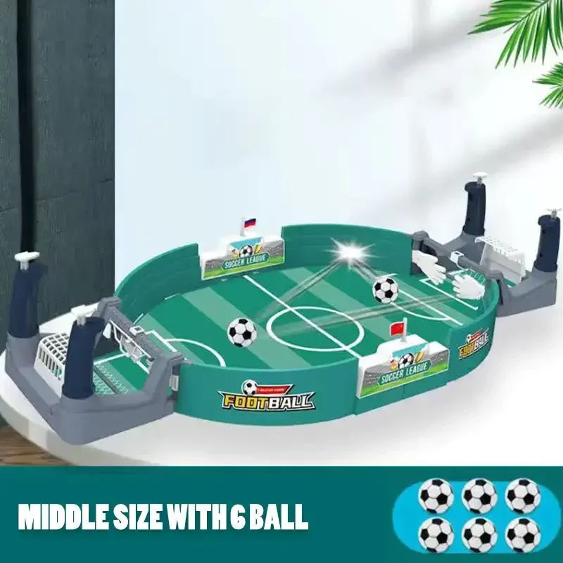 2-Player Tabletop Soccer Game for Kids - Interactive Desktop Football Battle Toy for Boys Parent-Child Focus Sports Game