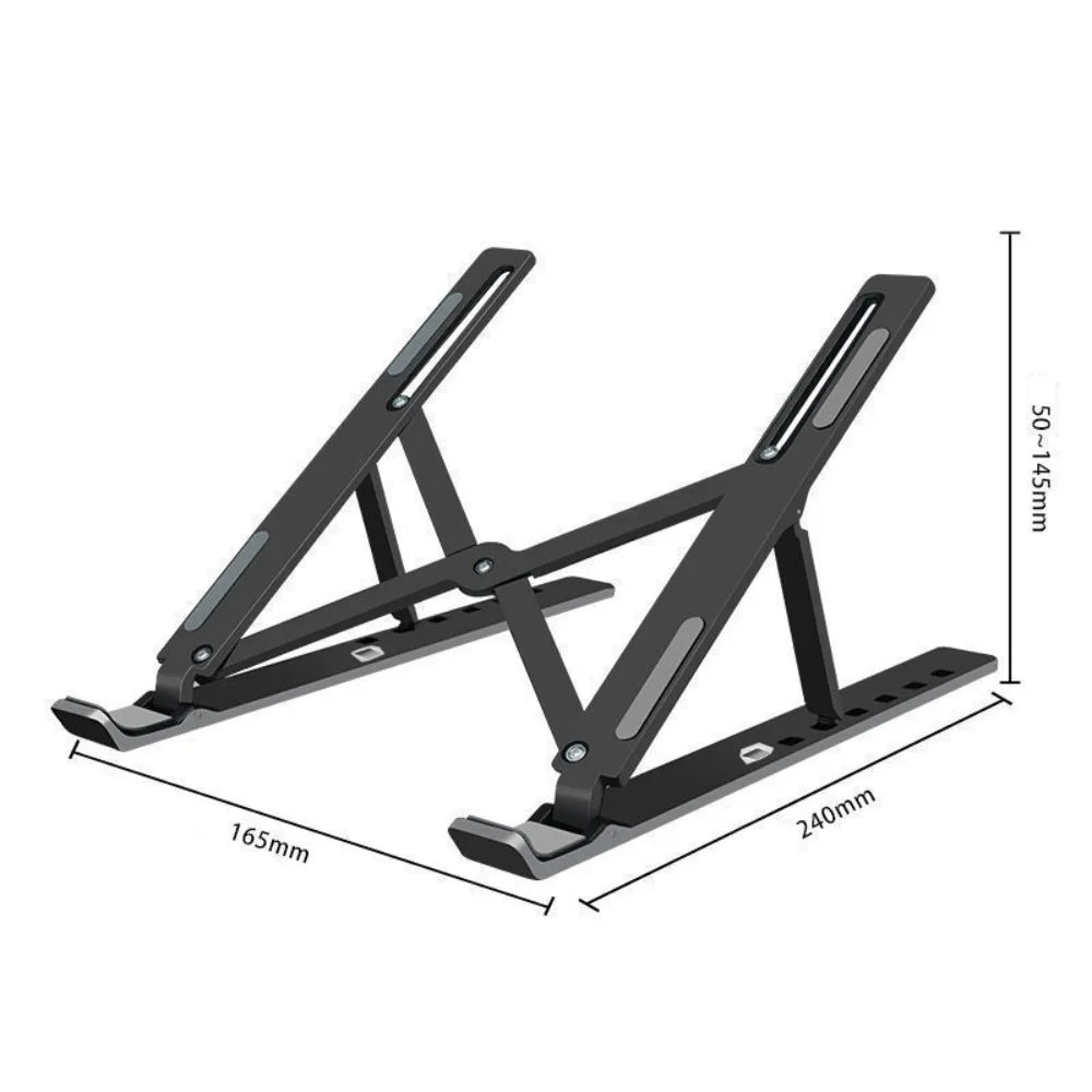 New Universal Laptop Stand Adjustable Non-slip Notebook Holder Foldable Laptop Cooling Base for Laptop/Tablet/phone