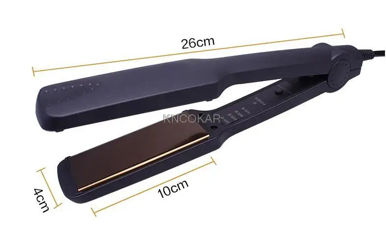 Ceramic electric plywood straight iron does not hurt hair straightening powder air bang buckle straight hair iron and ironing bo