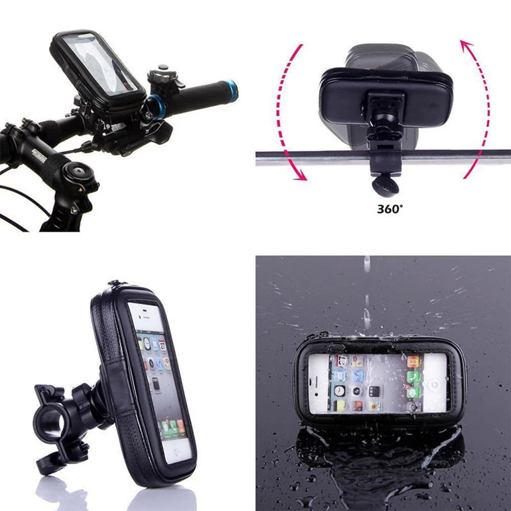 Motorcycle Phone Holder Support Telephone Mobile Stand For Moto Support For iPhone Cellphone Bicycle Holder Waterproof Bag