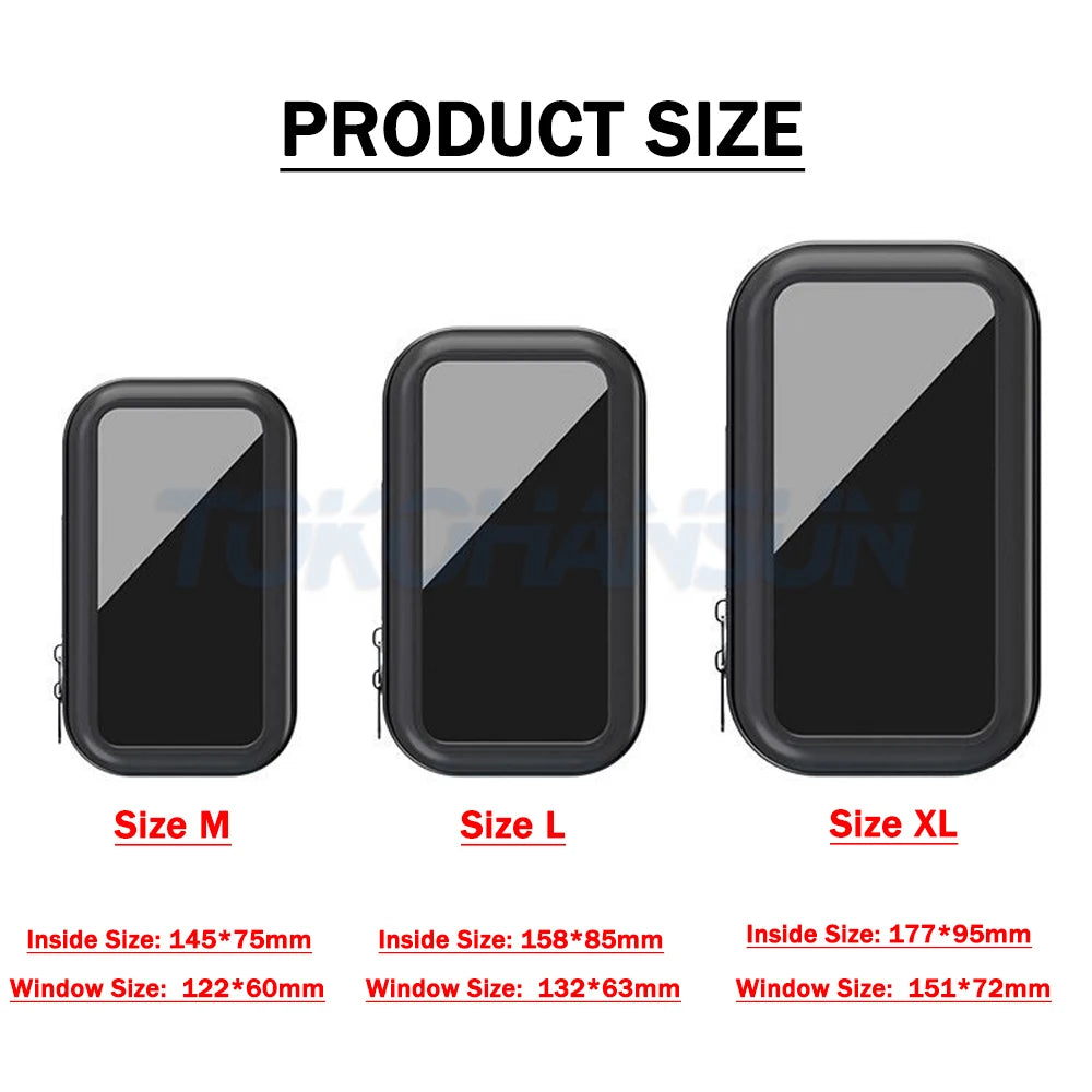 Motorcycle Phone Holder Support Telephone Mobile Stand For Moto Support For iPhone Cellphone Bicycle Holder Waterproof Bag