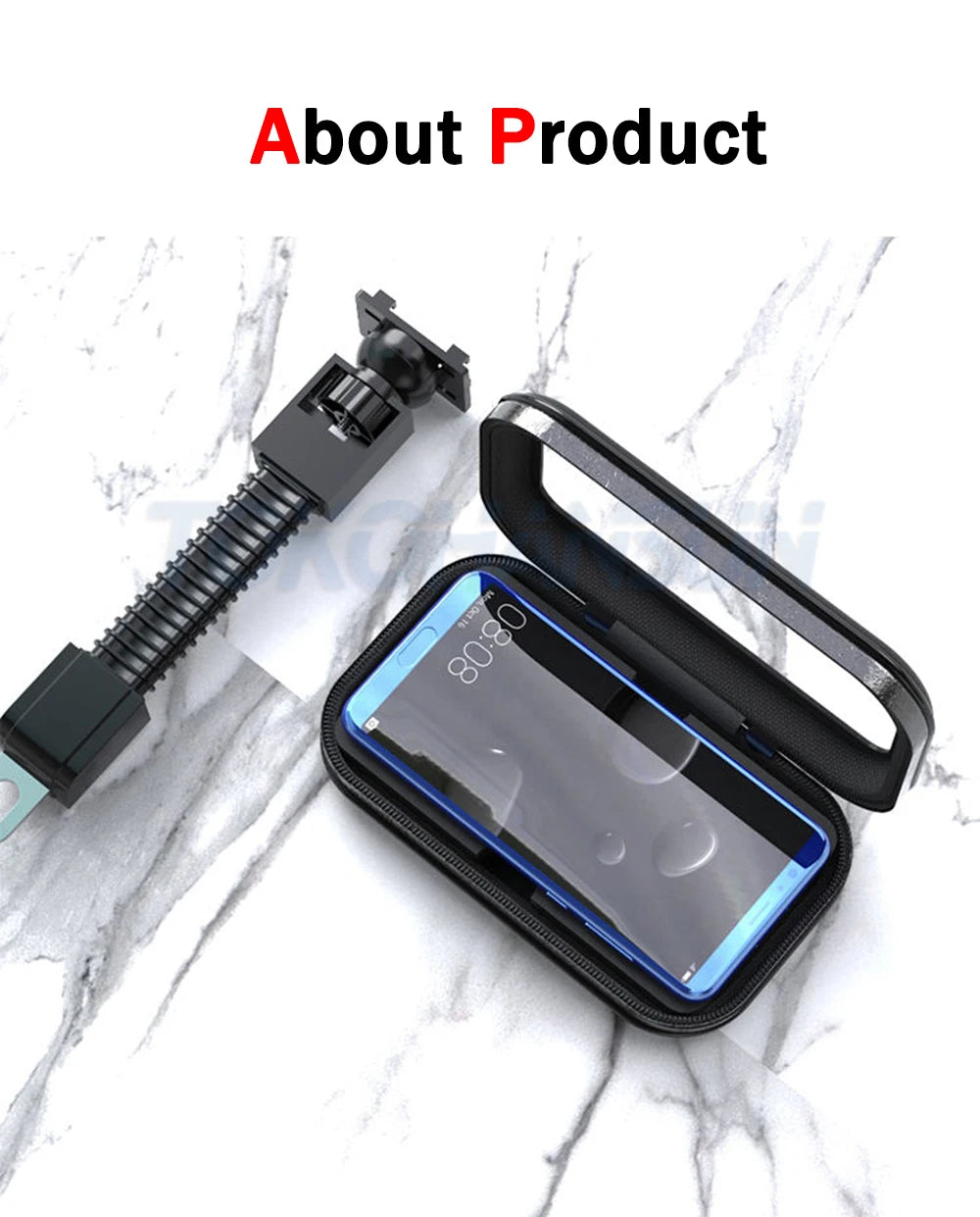 Motorcycle Phone Holder Support Telephone Mobile Stand For Moto Support For iPhone Cellphone Bicycle Holder Waterproof Bag