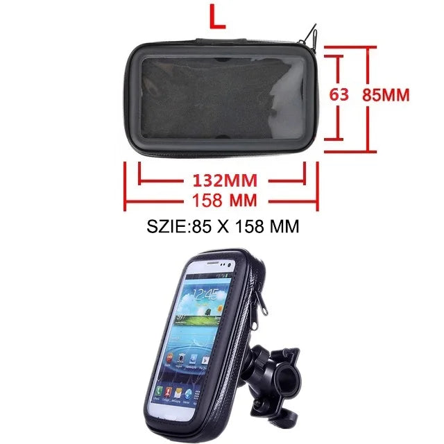Motorcycle Phone Holder Support Telephone Mobile Stand For Moto Support For iPhone Cellphone Bicycle Holder Waterproof Bag