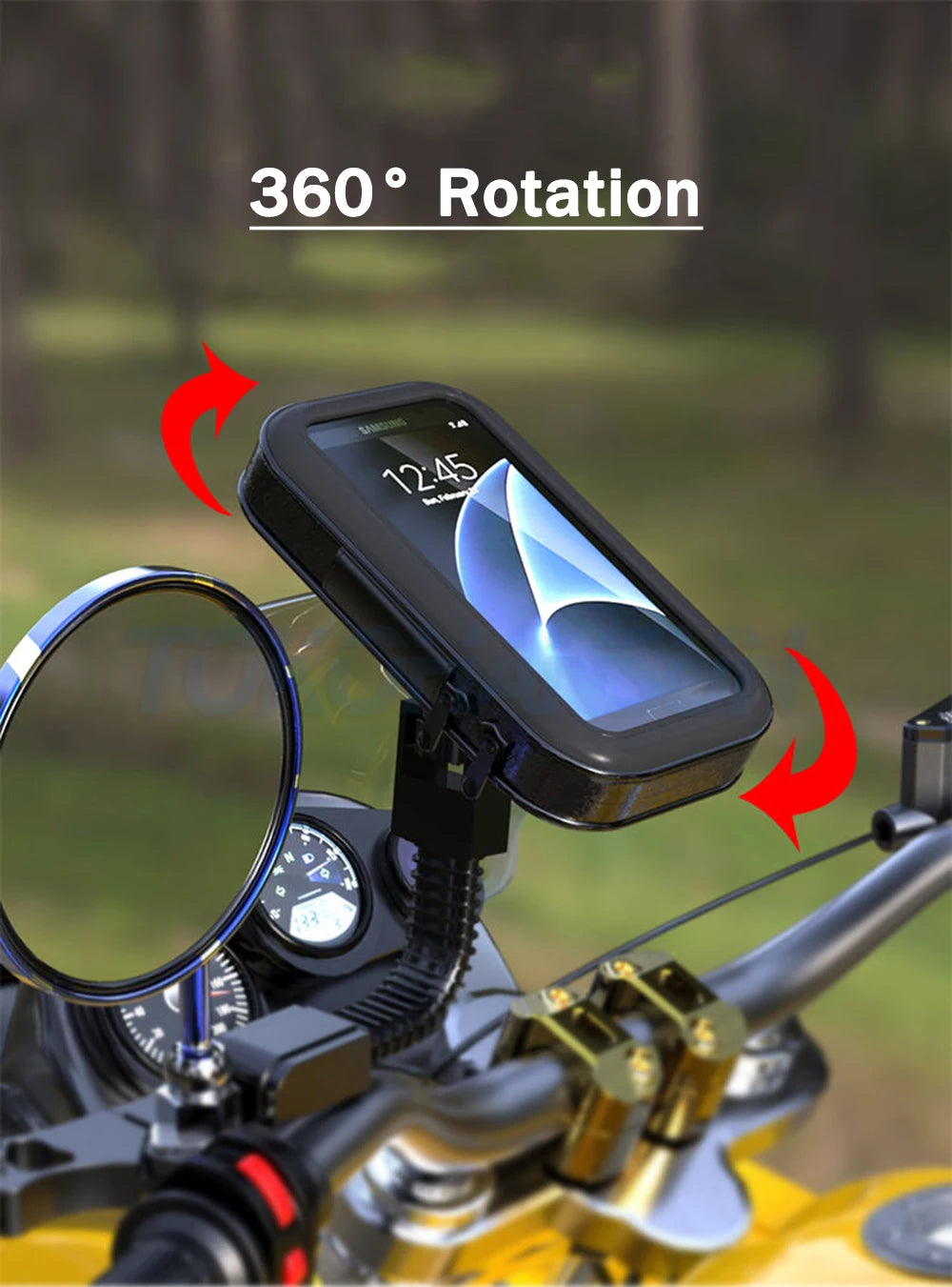 Motorcycle Phone Holder Support Telephone Mobile Stand For Moto Support For iPhone Cellphone Bicycle Holder Waterproof Bag