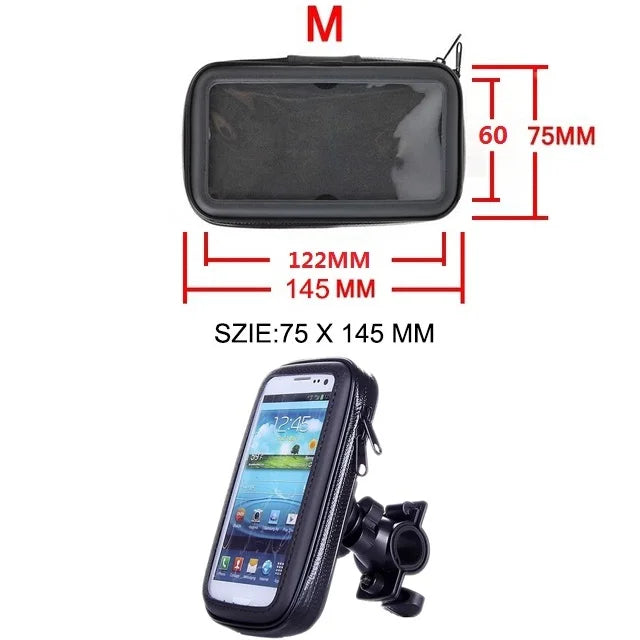 Motorcycle Phone Holder Support Telephone Mobile Stand For Moto Support For iPhone Cellphone Bicycle Holder Waterproof Bag