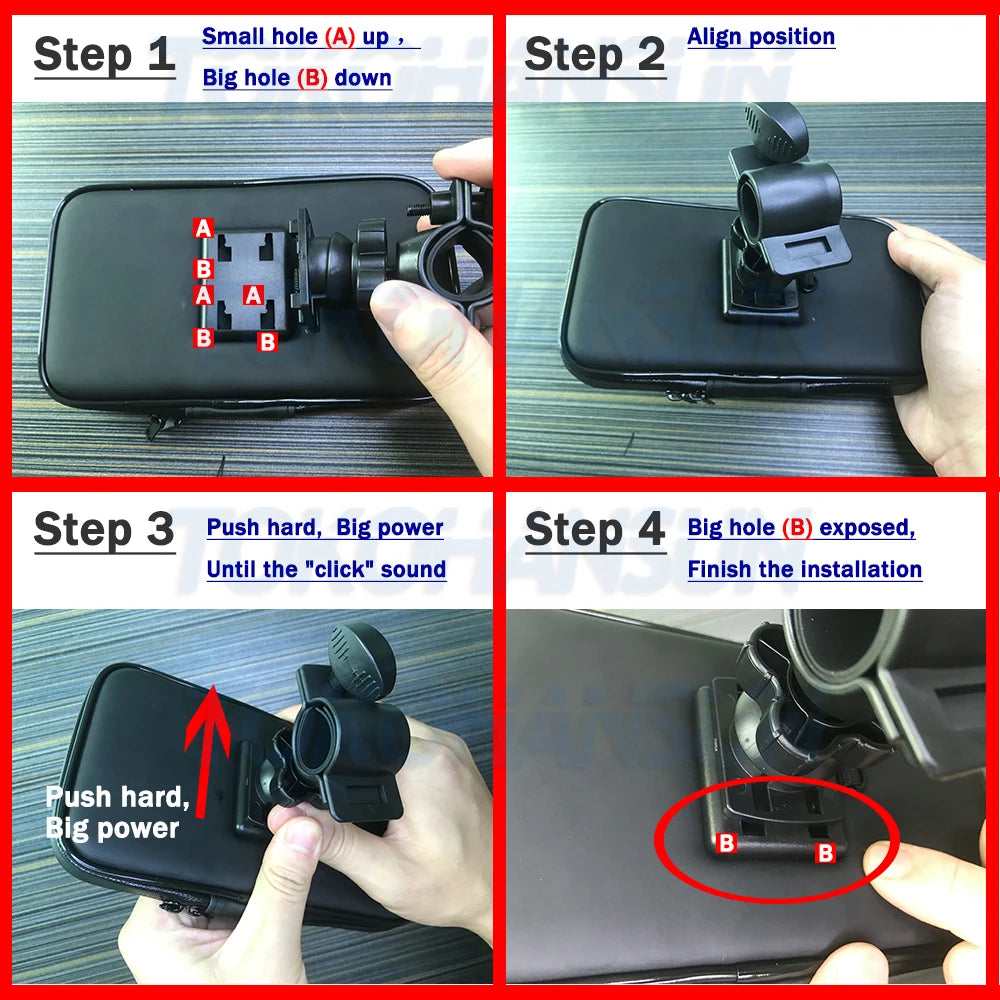 Motorcycle Phone Holder Support Telephone Mobile Stand For Moto Support For iPhone Cellphone Bicycle Holder Waterproof Bag