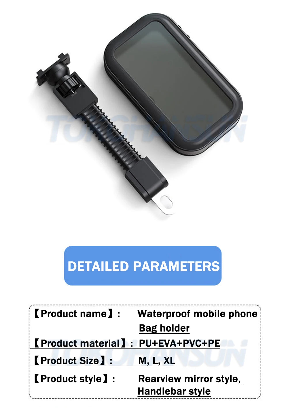 Motorcycle Phone Holder Support Telephone Mobile Stand For Moto Support For iPhone Cellphone Bicycle Holder Waterproof Bag