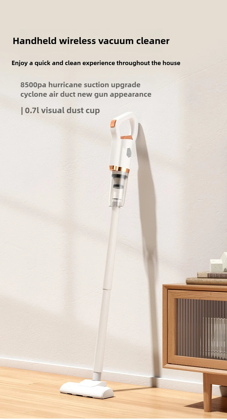 High-power Handheld Household Ultrasonic Cleaner Car And Home Vacuum Cleaner Wireless Vacuum And Mite Removal Vacuum Cleaner