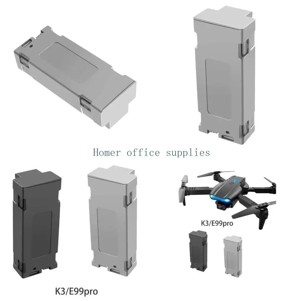 K43B 1800mAh Lithium Battery Replacement for Mini E99 K3 Camera WIFI FPV Obstacle Avoidance Quadcopter Toy
