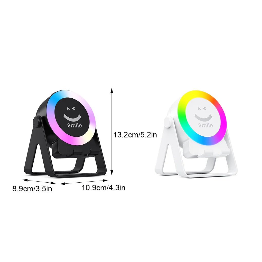 Mini Bluetooth Wireless Speaker Sound Amplifier with Stand 360Rotation Speaker Audio Automatic Connection Subwoofer