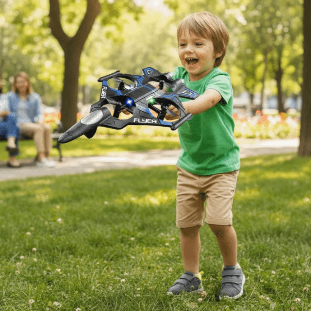EPP Foam Remote Control Foam Fighter Rechargeable 2.4G Stunt Four Motor Helicopter Durable Portable RC Hobby Jet Plane