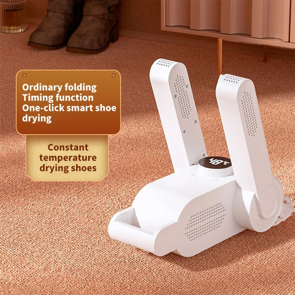 New Shoes Dryer Machine Folding Smart Constant Temperature Fast Dryer Heater Deodorizer Dehumidifier Device Boots Drier Machine