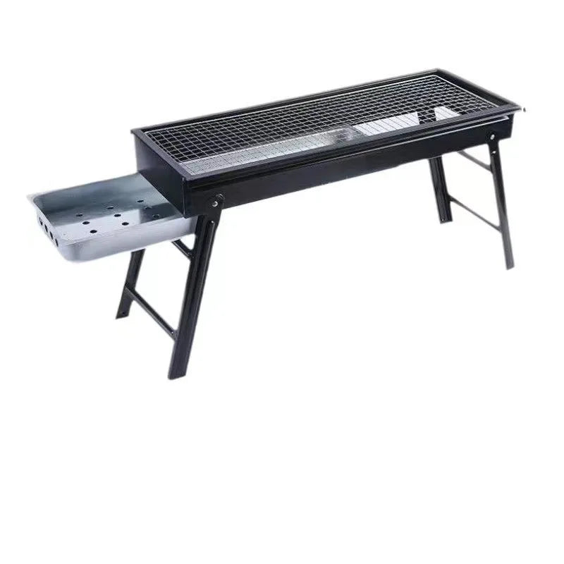 New Large BBQ Barbecue Grill Folding Portable Charcoal Outdoor Camping Picnic Burner Foldable Charcoal Camping Barbecue Oven