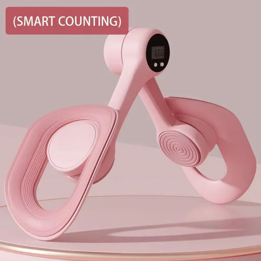 Non-Slip Thigh Master with Counter 360° Rotatable LCD Display Pelvic Floor Muscle Trainer Portable Ergonomic Shape