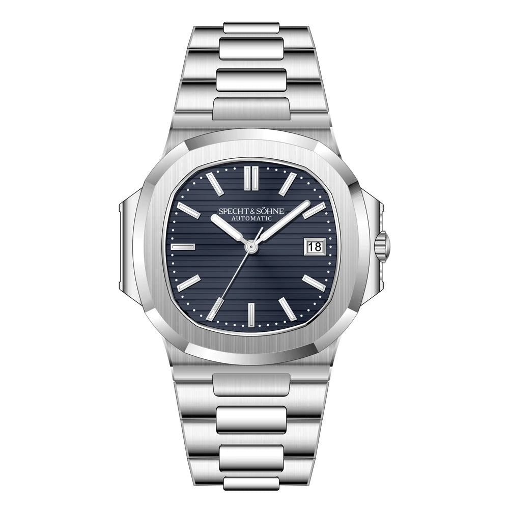 2025 Specht&Sohne New Hot Selling Men's Automatic Mechanical Watch Sapphire Crystal Stainless Steel Sports Watch Waterproof 50M