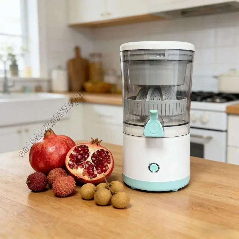 Portable Electric Fruit Juicer With 7.4V Twin Battery System And USB C Charging For Oranges Lemons Grapefruits 4XFB