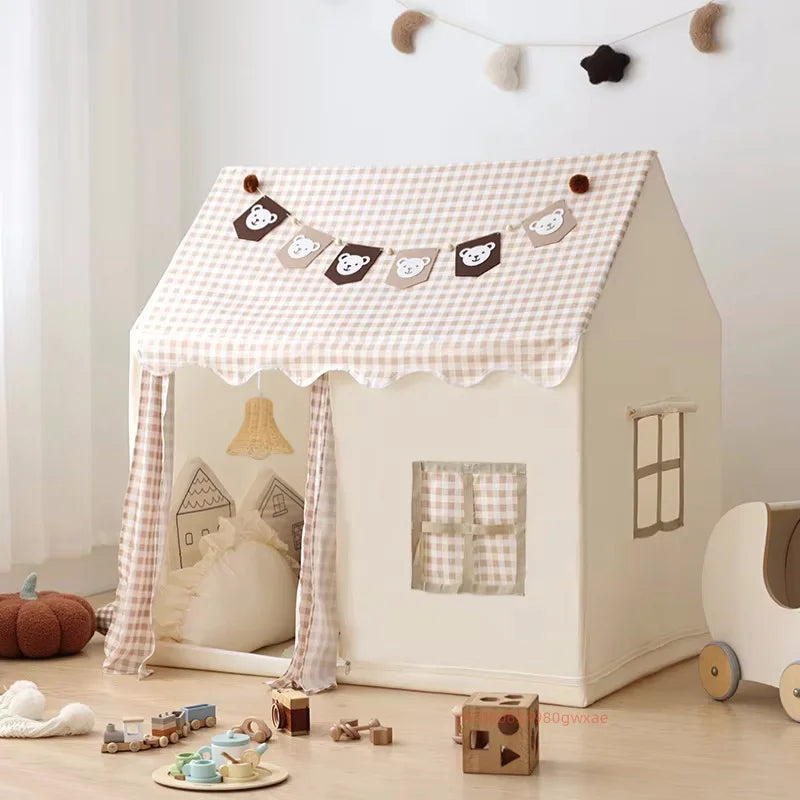 Boy Girl Indoor Princess Toy House Children Tent Cubby Kid Play Tent  Outdoor Picnic Small House Kid Birthday Gift Room Decor