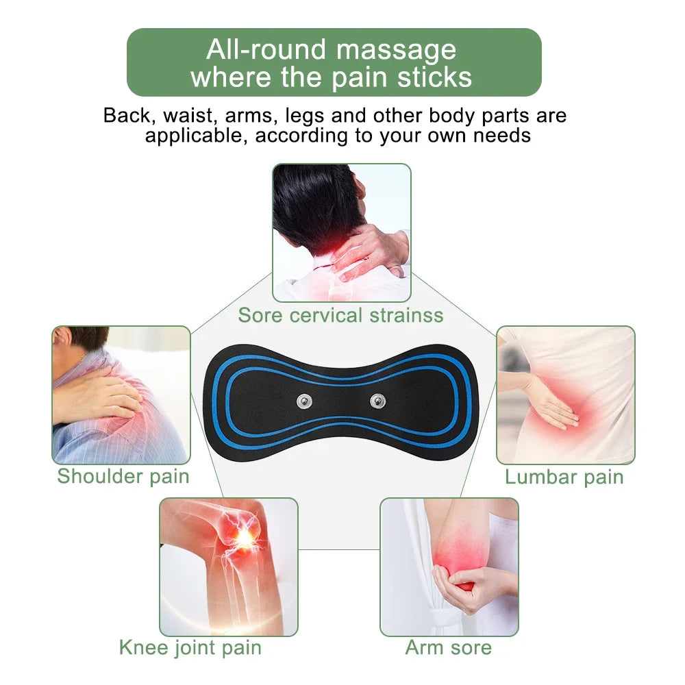 Tens Body Massager Patch EMS Neck Massager Gels Pads for Trainer Hip Exerciser Replacement Muscle Stimulator Sticker Accessories