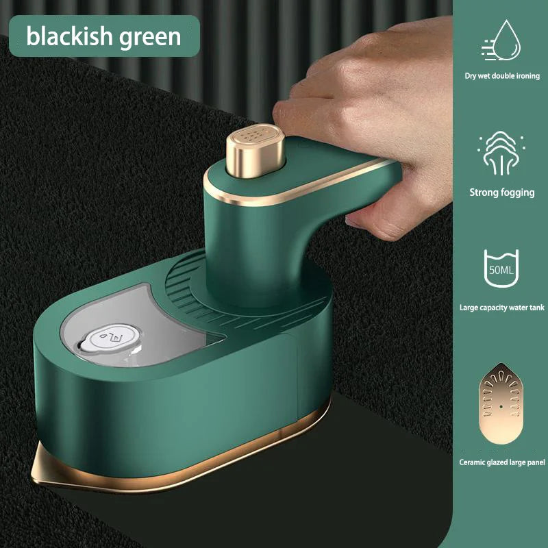 100V-230V Mini Steam Iron for clothes Travel Portable Garment Steamer Professional Home Heat Press Dry Wet Clothes Ironing 2025