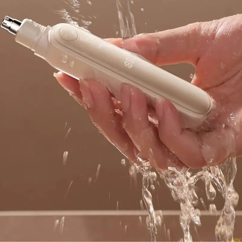 A0NC Electric Nose Hair Trimmer Men Rechargeable Anti Pinch Nose Hair Cleaning Scissor Waterproof Multifunctional Trimmer