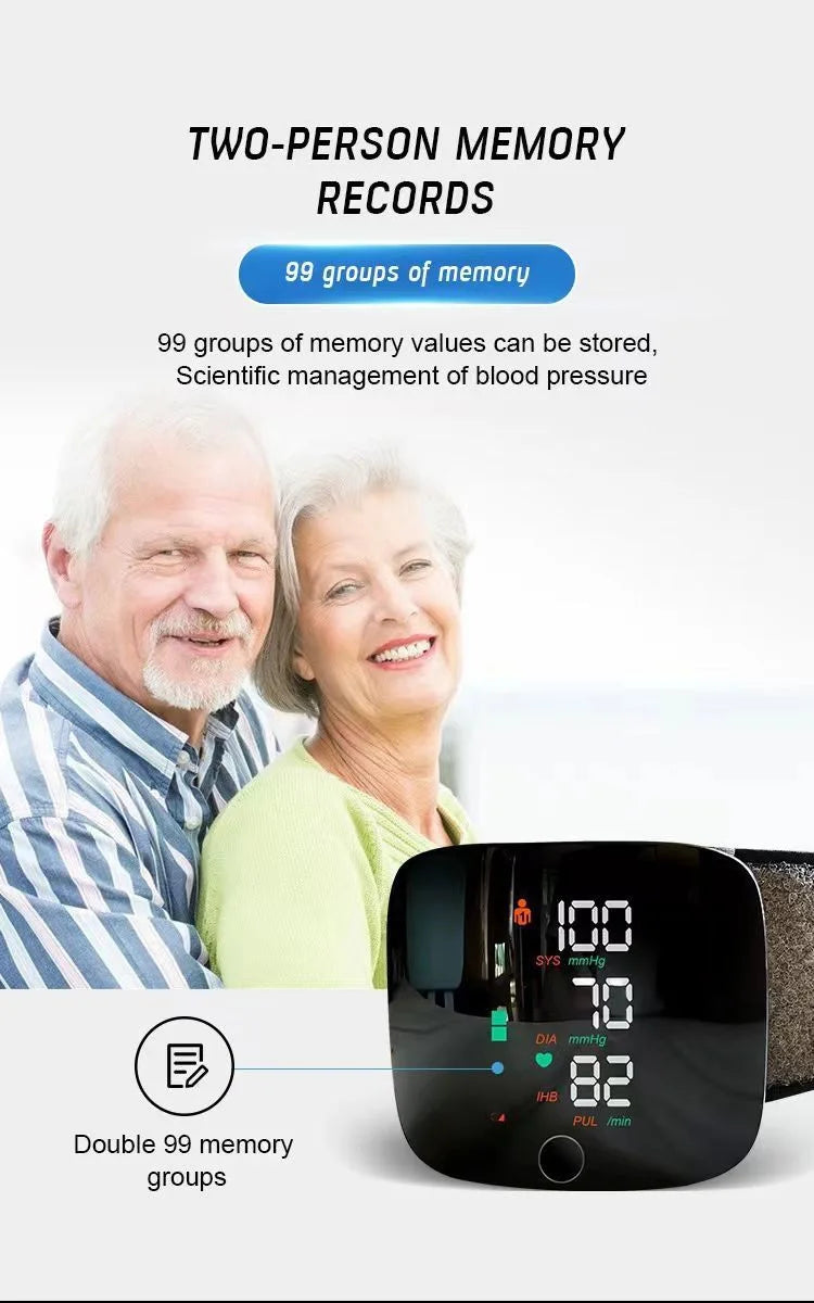 Bp Meter Tensiometer Upper Arm Digital Wrist Blood Pressure