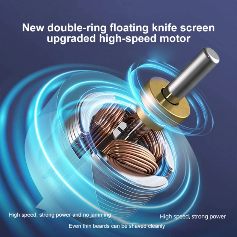 2024 NEW Type-C Rechargable Mini Portable Waterproof Electric Shaver Strong High Speed Long Endurance Suitable Wet and Dry Razor