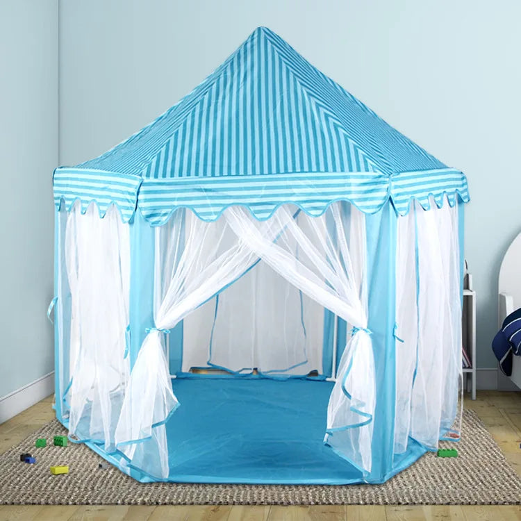 Children's Tent New Tulle Hexagonal Children's Game House Princess Game Castle Tent
