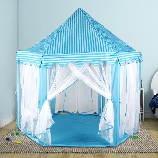 Children's Tent New Tulle Hexagonal Children's Game House Princess Game Castle Tent