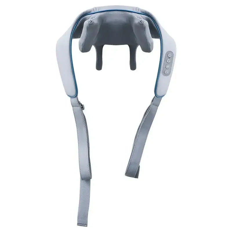 2025 Bionic Neck Shoulder Massager Kneading Massager Shawl 3-Level Modes Neck Cervical Waist Leg Body Muscles Massage Pillow