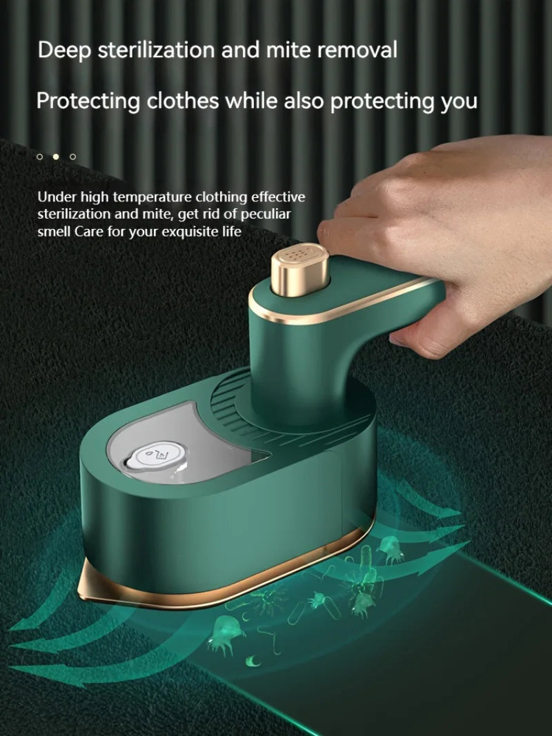 100V-230V Mini Steam Iron for clothes Travel Portable Garment Steamer Professional Home Heat Press Dry Wet Clothes Ironing 2025