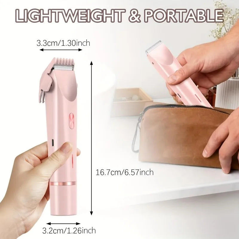 Electric Shaver for Woman Double Head Dual Purpose Razor Body Underarm Bikini Skin and Body Care Appliances Adults Women Tools