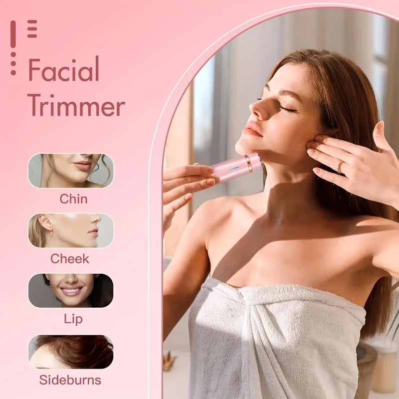 Electric Shaver for Woman Double Head Dual Purpose Razor Body Underarm Bikini Skin and Body Care Appliances Adults Women Tools