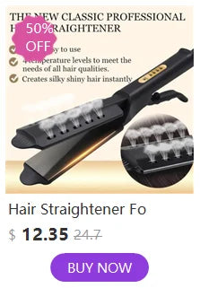 Ceramic electric plywood straight iron does not hurt hair straightening powder air bang buckle straight hair iron and ironing bo