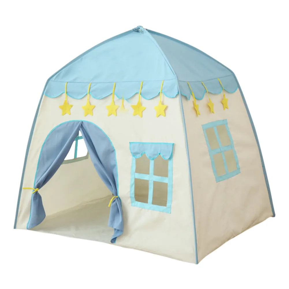 Small Cute Tent Waterproof Foldable Play House Creative Design Princess Castle Promote Parent-child Interaction for Boys Girls