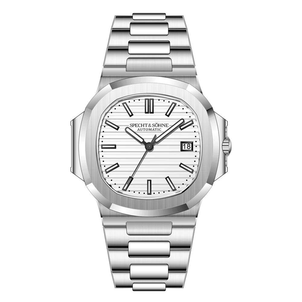 2025 Specht&Sohne New Hot Selling Men's Automatic Mechanical Watch Sapphire Crystal Stainless Steel Sports Watch Waterproof 50M