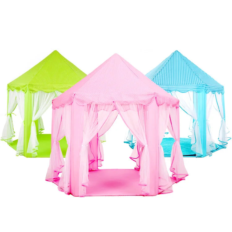 Children's Tent New Tulle Hexagonal Children's Game House Princess Game Castle Tent