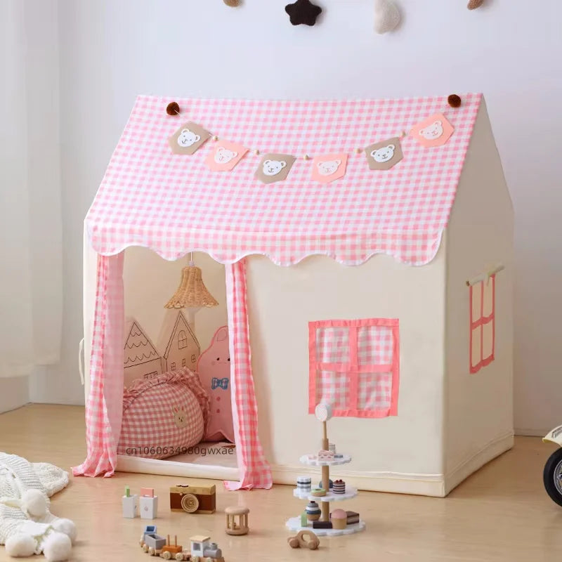 Boy Girl Indoor Princess Toy House Children Tent Cubby Kid Play Tent  Outdoor Picnic Small House Kid Birthday Gift Room Decor