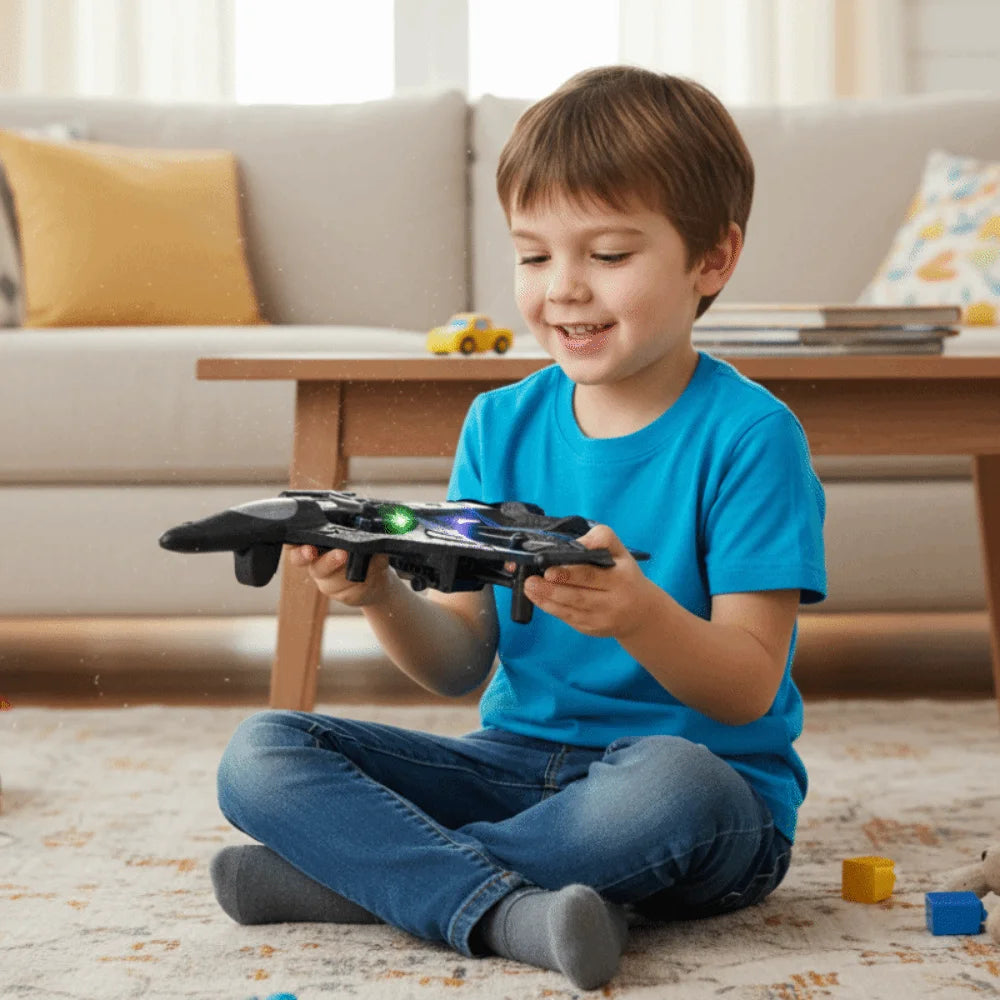 EPP Foam Remote Control Foam Fighter Rechargeable 2.4G Stunt Four Motor Helicopter Durable Portable RC Hobby Jet Plane