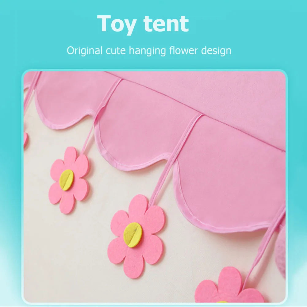 Small Cute Tent Waterproof Foldable Play House Creative Design Princess Castle Promote Parent-child Interaction for Boys Girls