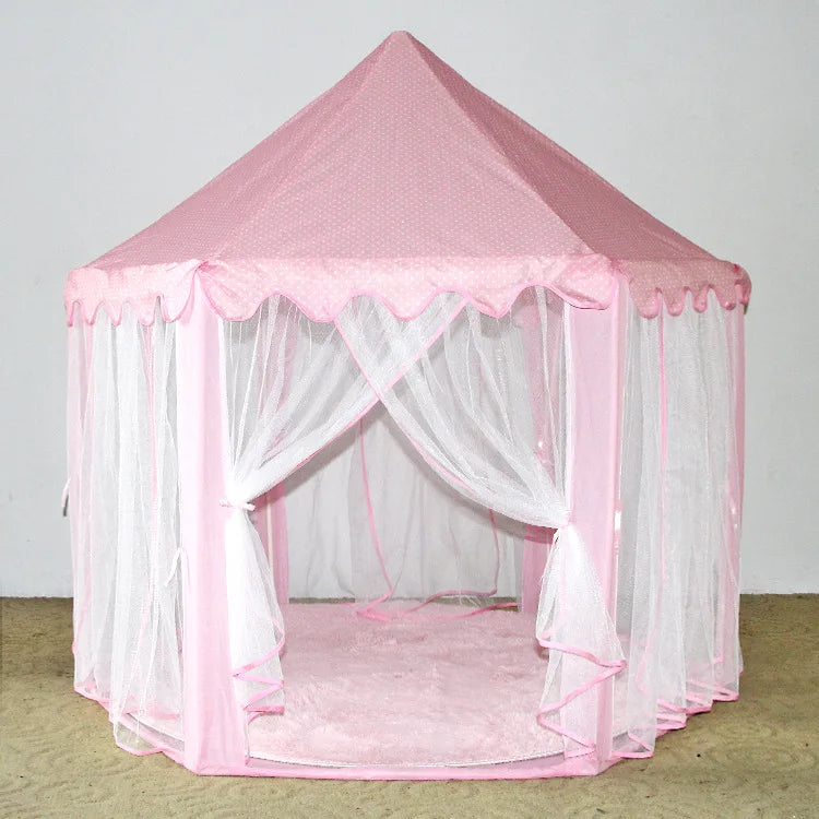 Children's Tent New Tulle Hexagonal Children's Game House Princess Game Castle Tent
