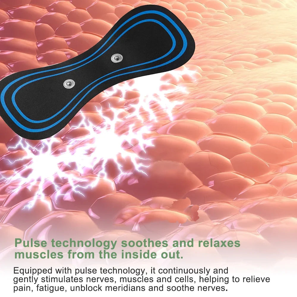 Tens Body Massager Patch EMS Neck Massager Gels Pads for Trainer Hip Exerciser Replacement Muscle Stimulator Sticker Accessories