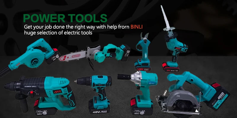21V  13mm  Larger Motor Heavy Quality Battery  Cordless Power Tool Kit Electric  Impact Drills Set Combo