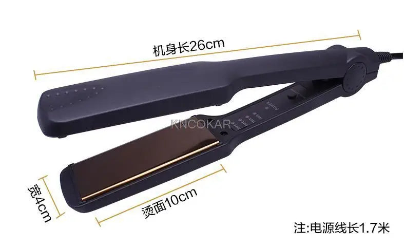 Ceramic electric plywood straight iron does not hurt hair straightening powder air bang buckle straight hair iron and ironing bo