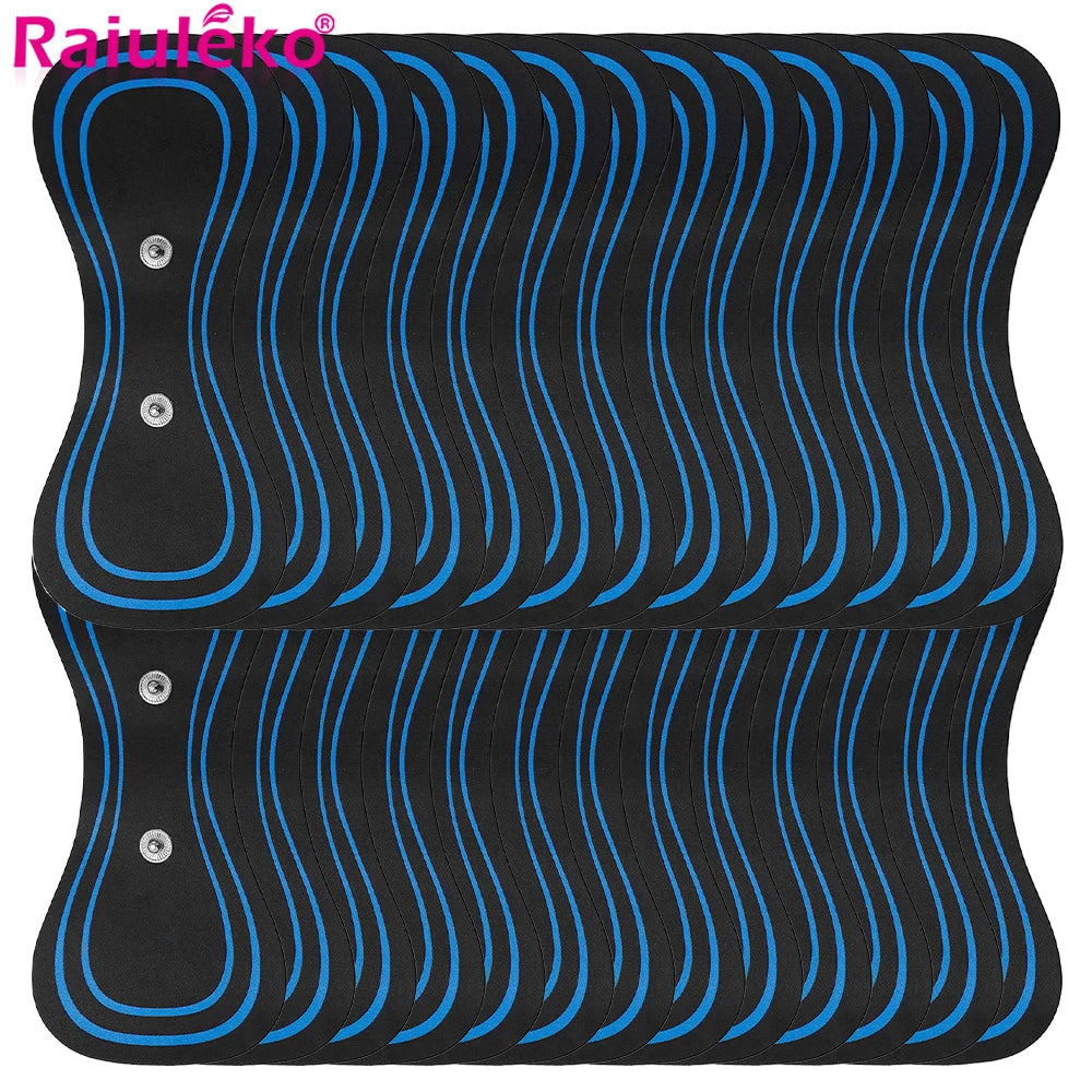 Tens Body Massager Patch EMS Neck Massager Gels Pads for Trainer Hip Exerciser Replacement Muscle Stimulator Sticker Accessories