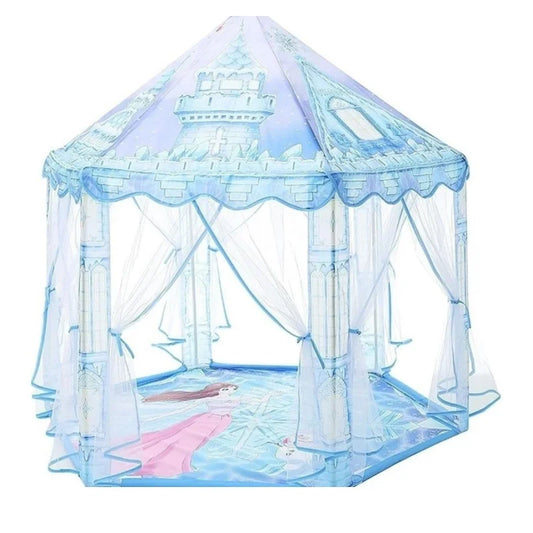 Princess Tent Girls Large Playhouse Kids Castle Play Tent Lights Toy for Children Indoor and Outdoor Play house Tipi teepee