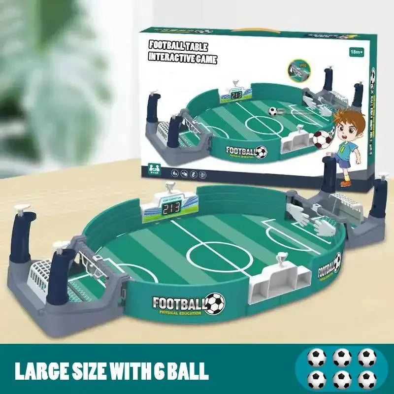 2-Player Tabletop Soccer Game for Kids - Interactive Desktop Football Battle Toy for Boys Parent-Child Focus Sports Game