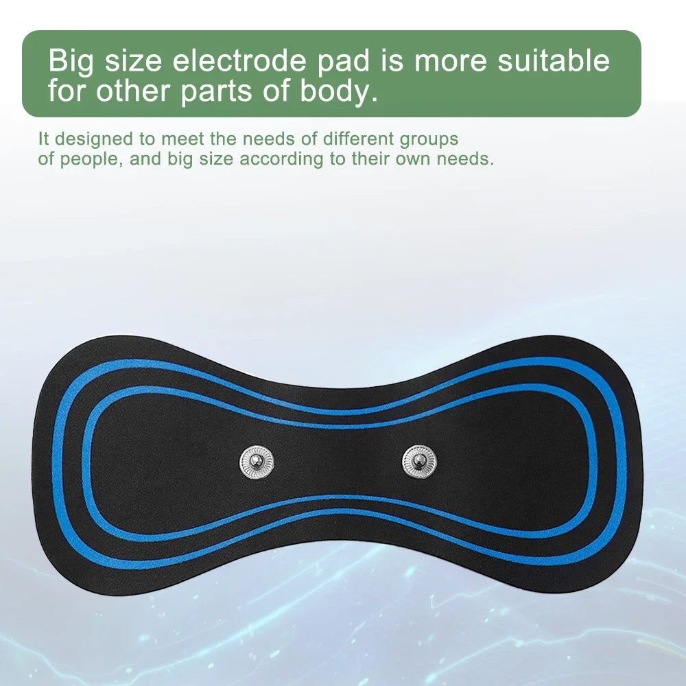 Tens Body Massager Patch EMS Neck Massager Gels Pads for Trainer Hip Exerciser Replacement Muscle Stimulator Sticker Accessories