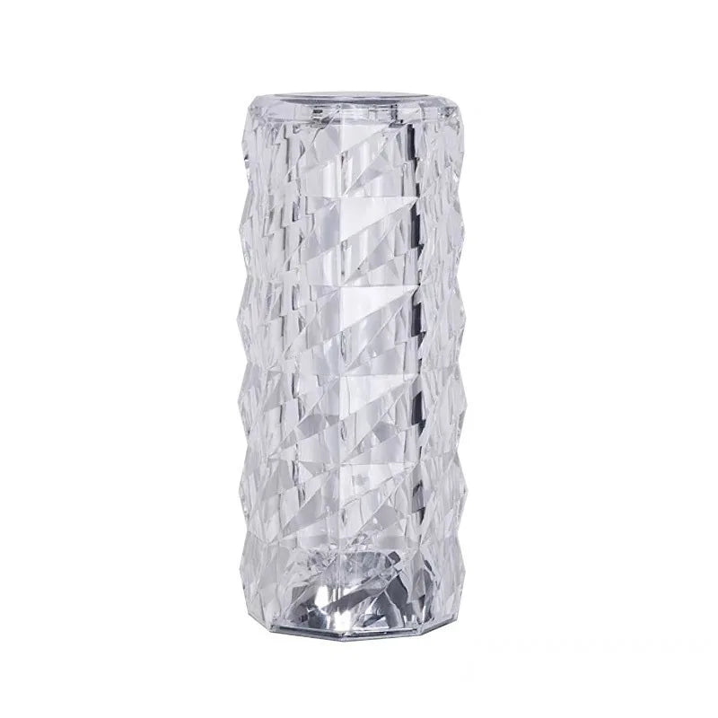Crystal desk lamp rose light ambient light bedroom bedside beautiful romantic color atmosphere charging