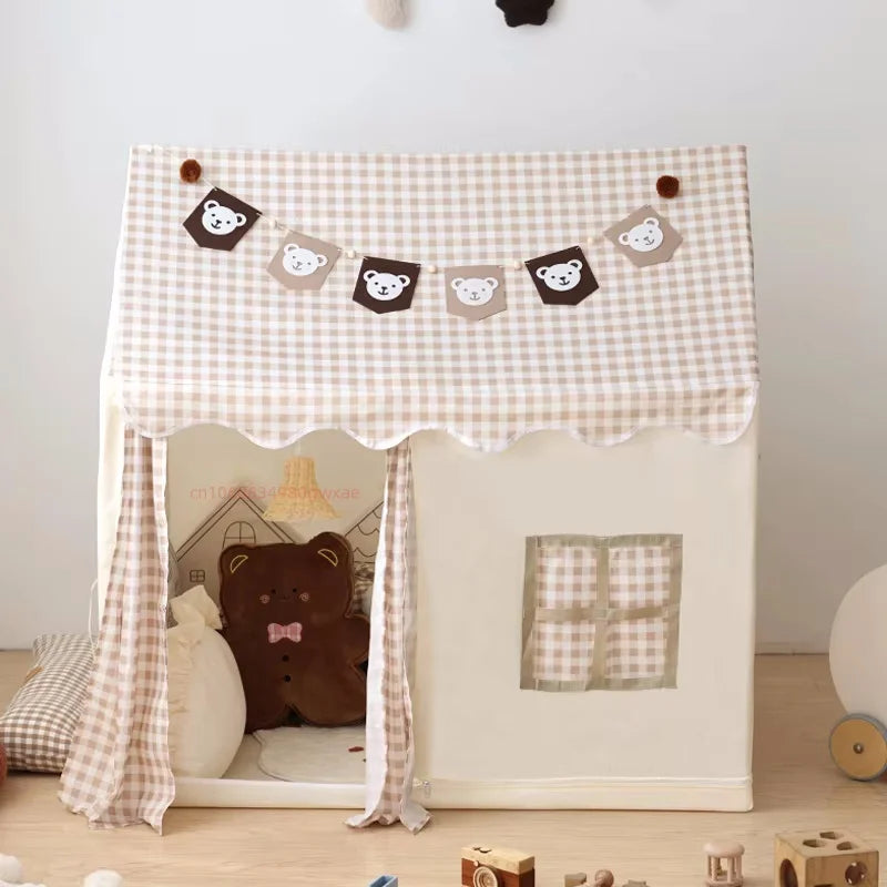 Boy Girl Indoor Princess Toy House Children Tent Cubby Kid Play Tent  Outdoor Picnic Small House Kid Birthday Gift Room Decor