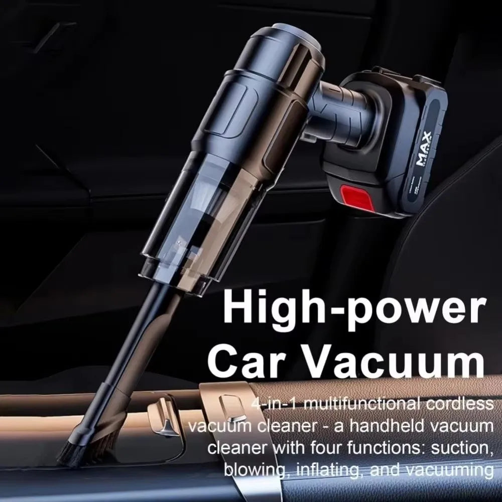 5000Pa Suction Car Vacuum Cleaner High Power Super Suction Cordless Auto Vacuum Multifunctional Handheld Wireless Dust Blower
